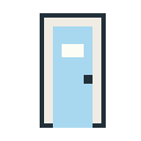 Icono de puerta que se abre al cielo